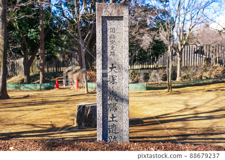 Kokushi Historical Site Otsuka Saikachi Ruins Stone Mark (Otsuka Saikachi Ruins Park, Yokohama City, Kanagawa Prefecture) Kokushi Historical Site Otsuka Saikachi Ruins Stone Mark (Otsuka Saikachi Ruins Park, Yokohama City, Kanagawa Prefecture) 88679237