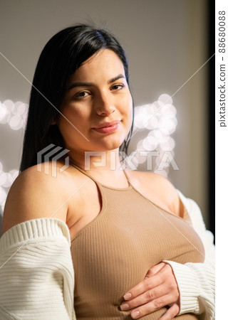 Portrait of gorgeous pregnant woman Portrait of gorgeous pregnant woman 88680088