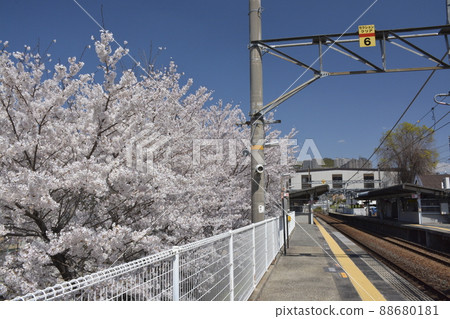 [JR西日本福知山線生風站]鄉下站，春天的景象 88680181