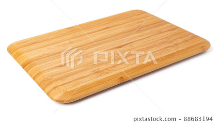 Wooden board isolated on white background, close up Wooden board isolated on white background, close up 88683194