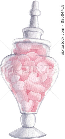 Candy jelly party watercolor 88684419