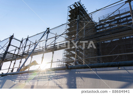 施工現場腳手架 88684941