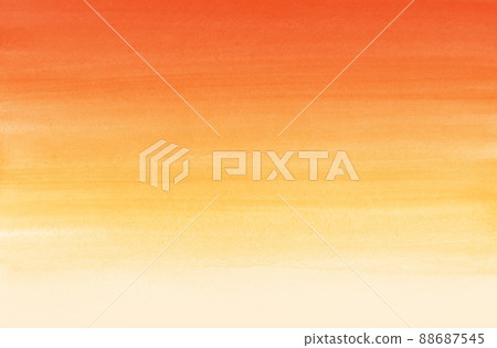 Orange watercolor texture handwritten background 88687545
