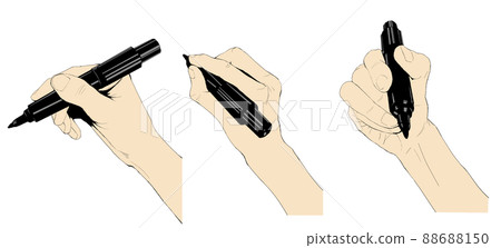 使用氈尖筆的插圖集 88688150