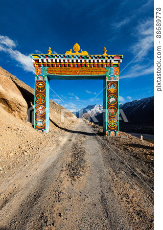 Gates of Ki gompa, Spiti Valley, Himachal Pradesh 88689778