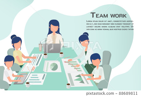 Teamwork concept.  88689811