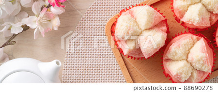 Fa gao steamed spongge cake スポンジケーキ 88690278