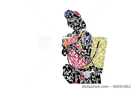 啤酒商剪影_甲子園體育場 啤酒商剪影_甲子園體育場 88691862