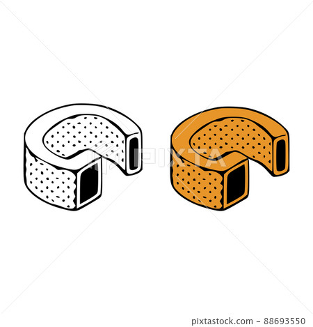 Isometric letter g doodle vector illustration on white background. Letters clip art. Isometric letter g doodle vector illustration on white background. Letters clip art. 88693550
