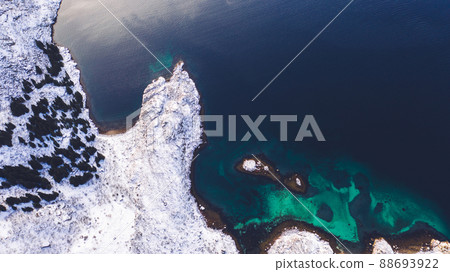 Lofoten Island surrounds by Nordic sea Lofoten Island surrounds by Nordic sea 88693922