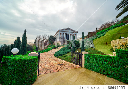 Bahai Gardens in Israel. The most beautiful garden in the world 88694665