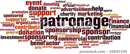 Patronage word cloud 88695509