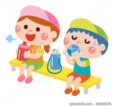 Children hydrating 88698036