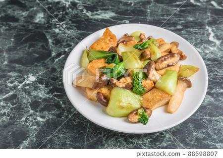 炒豆腐和白菜 88698807
