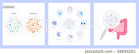 Probiotics set concept 88699201