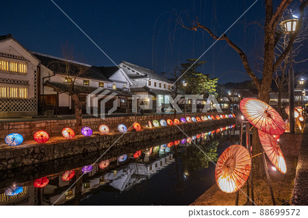 岡山縣,倉敷美觀歷史街區,傳統城市景觀 岡山縣,倉敷美觀歷史街區,傳統城市景觀 88699572