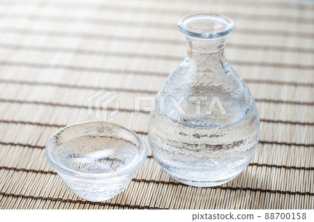 Cold sake and blue maple summer image Cold sake and blue maple summer image 88700158