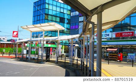 Scenery of Misato Station on the JR East Musashino Line and its surroundings (photographed in April 2022) 88701519