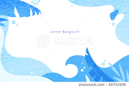 Summer background illustration 04 88701606