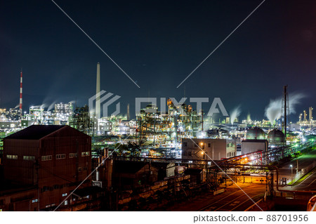 大華山周南工廠夜景延時拍攝 大華山周南工廠夜景延時拍攝 88701956
