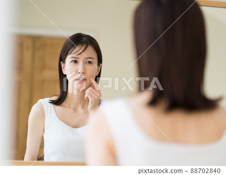 acne, female, lady 88702840