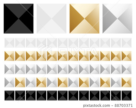 Studded decorative ruled set 88703371