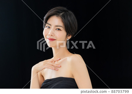 Beauty black background Beauty black background 88703799