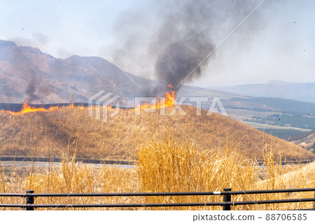 《熊本縣》阿蘇/燃燒 88706585