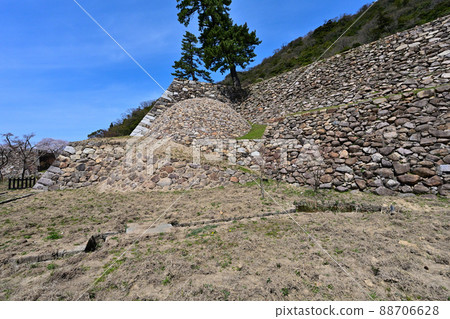 Tottori Castle Ruins in Spring Sunlight Tenkyu Maru 88706628