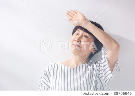 高級女性肖像陽光 88706946