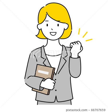 女性顧問可靠的膽量構成專業插圖素材 女性顧問可靠的膽量構成專業插圖素材 88707659