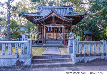 (Ehime Prefecture) Dogo Onsen Yu Shrine Early morning (Ehime Prefecture) Dogo Onsen Yu Shrine Early morning 88707765