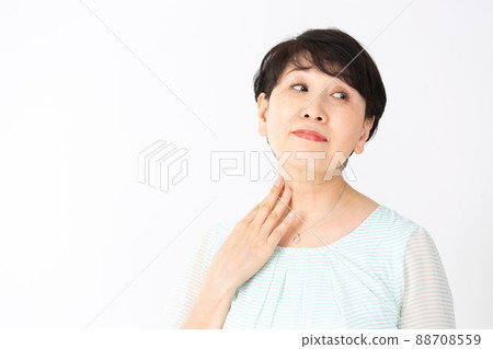 高級女性美麗形象領口 88708559