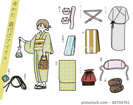 Yukata women and dressing items 88708761