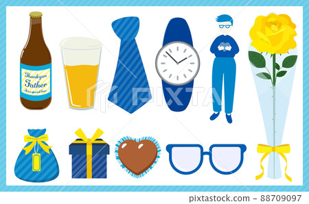 父親節禮物插圖集 父親節禮物插圖集 88709097
