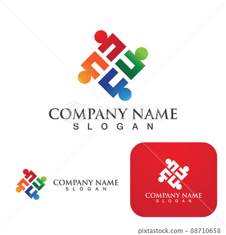 Community, network and social icon Community, network and social icon 88710658