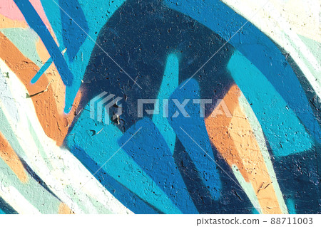 close up of colorful urban wall texture close up of colorful urban wall texture 88711003