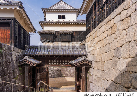 (Ehime Prefecture) Matsuyama Castle Ninomon (Ehime Prefecture) Matsuyama Castle Ninomon 88714157