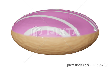 Round cookie biscuits 3 (pink icing) Round cookie biscuits 3 (pink icing) 88714786