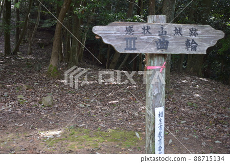 觀城山城的來輪和石垣 觀城山城的來輪和石垣 88715134