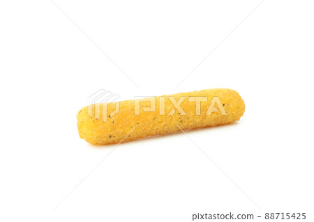 Fried cheese stick isolated on white background 88715425