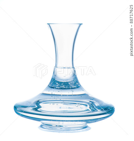 Pure still water in carafe isolated on white background 88717625