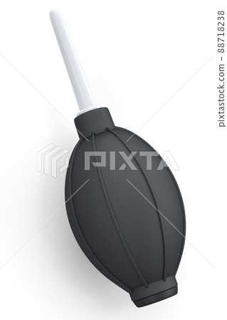 Hand air blower bulb for camera isolated on white background. Hand air blower bulb for camera isolated on white background. 88718238
