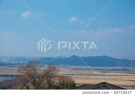 Kasaoka Bay Reclaimed Land Seen from Konoshima Henro Road 1 Kasaoka City, Okayama Prefecture Kasaoka Bay Reclaimed Land Seen from Konoshima Henro Road 1 Kasaoka City, Okayama Prefecture 88719037