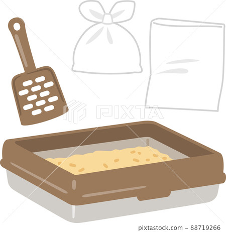 Pet toilet and garbage bag 88719266