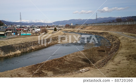 Suwa Taisha Upper Shrine Onbashira River Suwa Taisha Upper Shrine Onbashira River 88720160