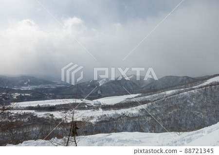 HAKUBA VALLEY seen from Hakuba Norikura Onsen Ski Resort HAKUBA VALLEY seen from Hakuba Norikura Onsen Ski Resort 88721345