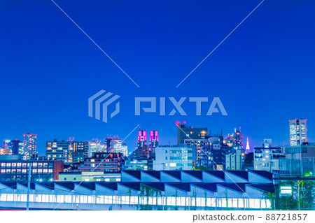 [東京都市風景] 中野富士見町到新宿的夜景 88721857