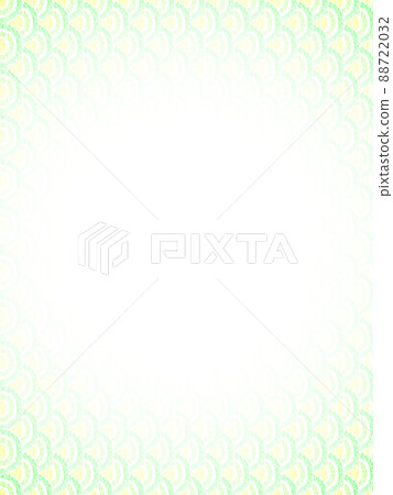 Background material: Scale pattern drawn with oil pastels, yellow-green, gradation that darkens radially from the center, vertical, other colors available Background material: Scale pattern drawn with oil pastels, yellow-green, gradation that darkens radially from the center, vertical, other colors available 88722032