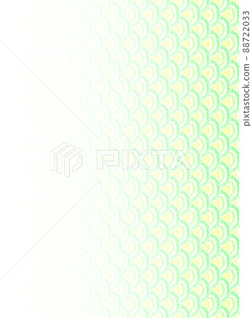 Background material: Scale pattern drawn with oil pastels, yellow-green color, gradation that darkens from left to right, vertical, other colors available Background material: Scale pattern drawn with oil pastels, yellow-green color, gradation that darkens from left to right, vertical, other colors available 88722033
